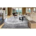 thumbnail image 4 of Abstract Gray 8 ft. x 10 ft. Area Rug, 4 of 4