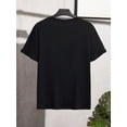 thumbnail image 2 of Men's Round Neck Short Sleeve T Shirt Patriotic Hot Dog 4th Of July Graphic Tee 220g Heavy T Shirt, Funny Summer Casual Tee, 2 of 8