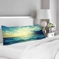 thumbnail image 2 of ABPHOTO Seychelles Beach Ocean Sea Wave Sunset Time Body Pillow Covers Case Protector 20x60 inch, 2 of 2