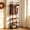 Rustic Brown, variant on Freestanding Hall Tree with 8 Hooks, Hanging Rod & 3-Tier Shoe Storage, 66.9" Tall Narrow Coat Rack for Entryway, Bedroom, Black & Black