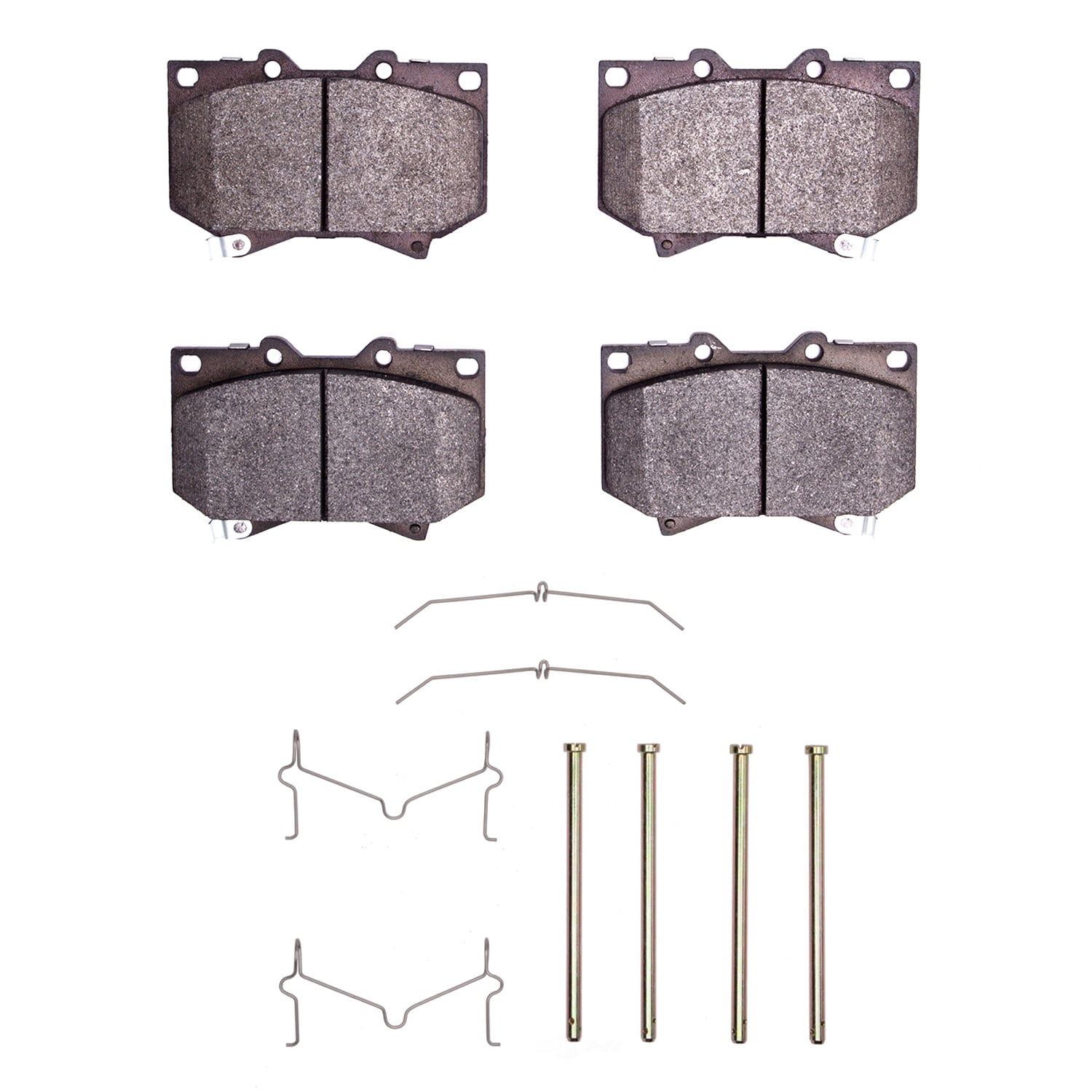 Dynamic Friction Company 1551-0812-01 DFC 5000 Advanced Brake Pads - Ceramic and Hardware Kit - OE