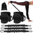 thumbnail image 1 of Ankle Resistance Bands Set for Exercise, Ankle Bands for Buttocks Kickback, Double D-Ring Exercise Bands, Buttocks Exercise Equipment with Adjustable, 1 of 5