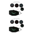 thumbnail image 1 of yingyy Black Voice Control LED Mask Stand Out At Halloween Cosplay Events Cosplay Mask For Halloween Black+1Pcs 21.5x12cm 2Set, 1 of 6