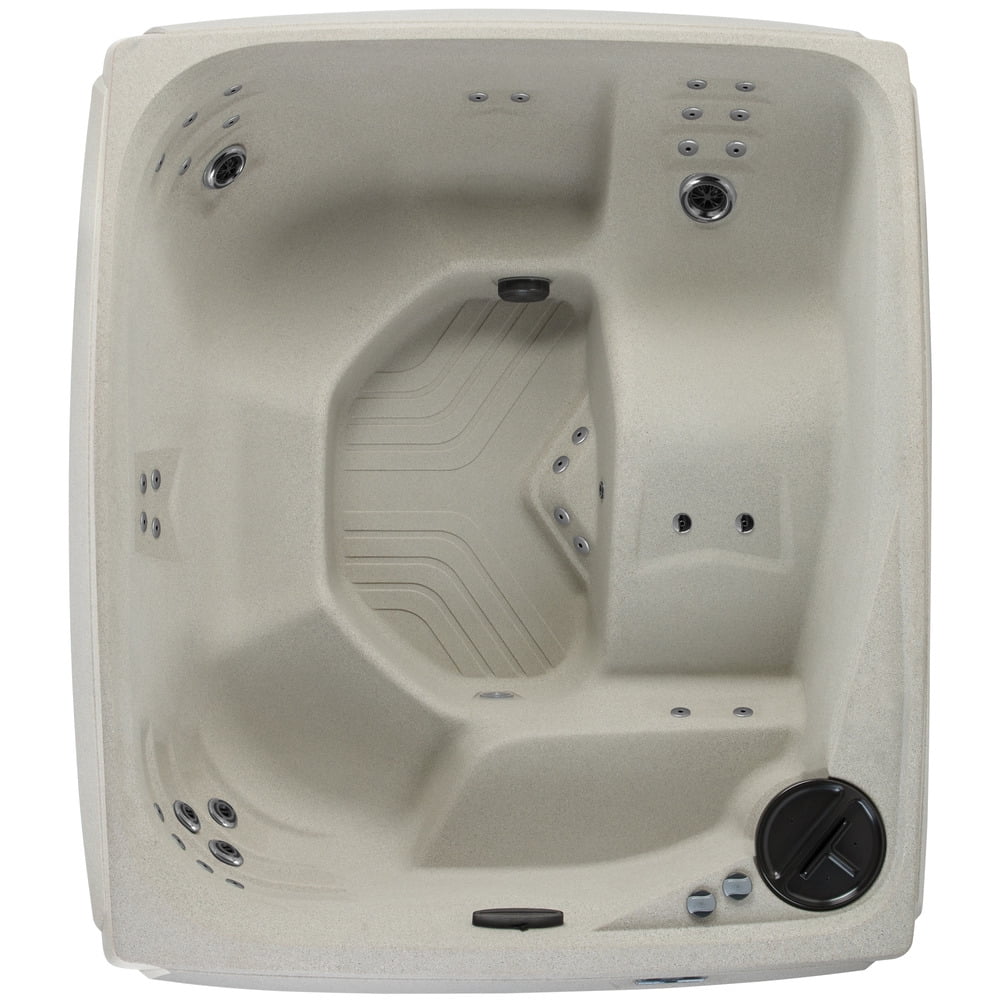 All New 2025 HydroLuxe FIJI SC Sand/Charcoal Hot Tub - 5-Person, 60 Jets, 230v
