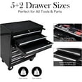 thumbnail image 4 of Juiluna Tool Chest with 7 Drawers, Tool Cart with 7 Organizer Tray Divider Set & Wheels, Rolling Tool Box Organizer for Garage, Workshop, Home Crafts, 4 of 7