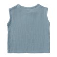 thumbnail image 4 of Cathalem Boys Tank Tops Toddler Boys Solid Crewneck Sleeveless Sports Athletic Tank Top (Light Blue,5-6 Years), 4 of 7