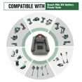 thumbnail image 4 of For Meta*bo Battery Tool Adapter Converter For Meta*bo 18V Battery Convert To For Bos*ch 18V Li-ion Battery Adapter Power Tool, 4 of 6