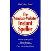 The Merriam-Webster Instant Speller, Used [Paperback]