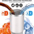 thumbnail image 3 of Modern 30oz Handheld Travel Tumbler with Handle – Double Wall Stainless Steel Insulated Cup, Flip Straw Lid, Leak-Proof & BPA-Free for Hot and Cold Drinks – Durable Coffee & Juice Mug White, 3 of 7