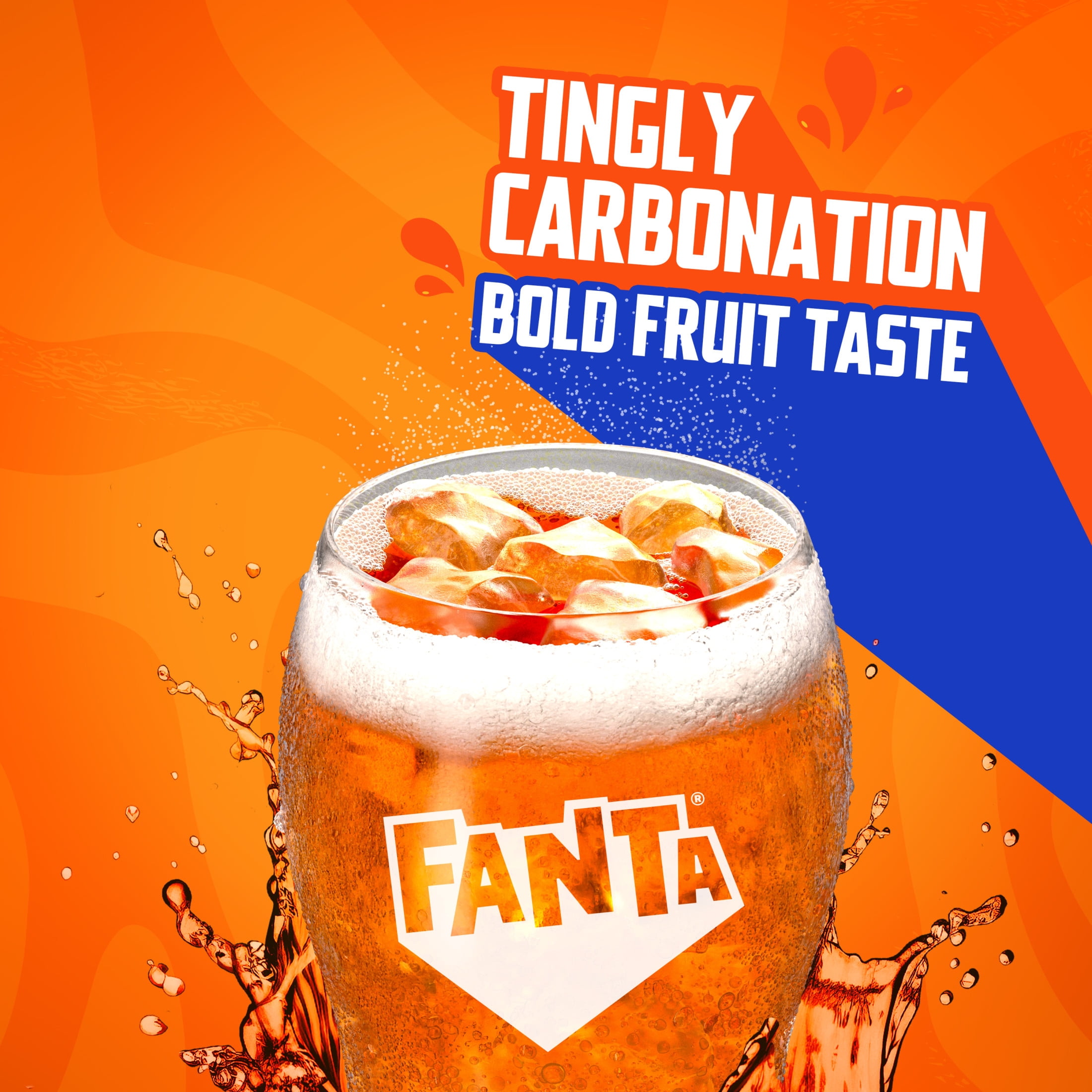 Fanta Orange Soda Pop Fridge Pack Cans, 12 fl oz, 12 Pack