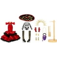 thumbnail image 6 of Rainbow High 2022 Celebration Edition Día De Los Muertos Maria Garcia Fashion Collector Doll 11 in. Celebratory Face Painting & Calavera Purse. Light Up Display & Premium Accessories. Great Gift, 6 of 7