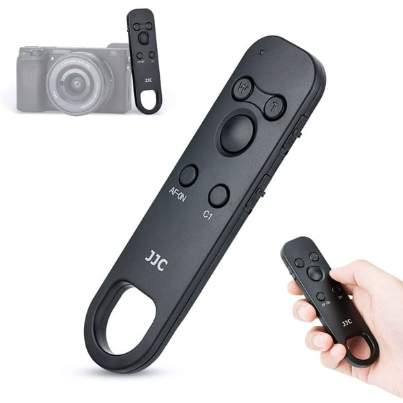JJC Wireless Bluetooth Remote Control Replaces Sony RMT-P1BT for Sony A7R5 A7M4 ZV-E1 ZV-1F ZV-1 II ZV1 ZV-E10 FX30 A1 A7C II A7CII A6700 A6600 A6400 A6100 A7R IV III A7 IV III A9 II RX100 VII RX0 II