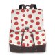 thumbnail image 1 of Disketp Abstract Red Polka Dot Mochila de Cuero para Mujer, Bolso de Espalda Antirrobo con Estilo para Viaje, Trabajo y Uso Diario, 1 of 4