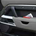 thumbnail image 3 of TINKI Car Center Console  Storage Box for Land Rover Defender 110 2020-2023 ，Front Door Side Storage  Box ABS Plastic，Black, 3 of 7