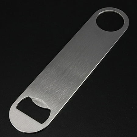 

SANWOOD Portable Stainless Steel Beer Drink Bar Blade Bottle Cap Flat Opener Pub Tool