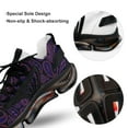 thumbnail image 7 of Paisley Print Clouds Indigo Paisley Colors Walking Shoes for Men Woman Lightweight Tennis Fashion Elastic Sports Shoes Cushion Basketball Shoes, 7 of 7