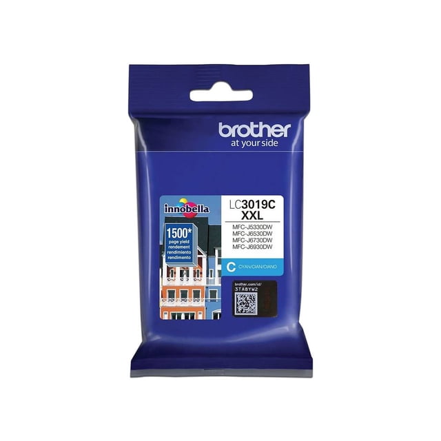 Cartucho de Tinta Brother, color Cian, Modelo: LC3019C, 1,500 Brother LC-3019C