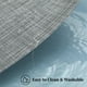 thumbnail image 5 of Juego de 12 Individuales Leetaltree en Gris Lino - Individuales Resistentes al Calor y Antideslizantes para Mesa de Comedor, Lavables y Duraderos de PVC Vinílico Tejido (Gris Lino, 12), 5 of 9