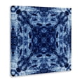 thumbnail image 3 of Stupell Industries Bohemian Blue Tie Dye Symmetry Canvas Art, 17 x 17, by El Perkin, 3 of 8