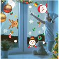 thumbnail image 4 of Pegatinas de ventana de Navidad para el hogar, pegatinas estáticas de ventana de vidrio, copo de nieve, muñeco de nieve, Papá Noel, 4 of 4