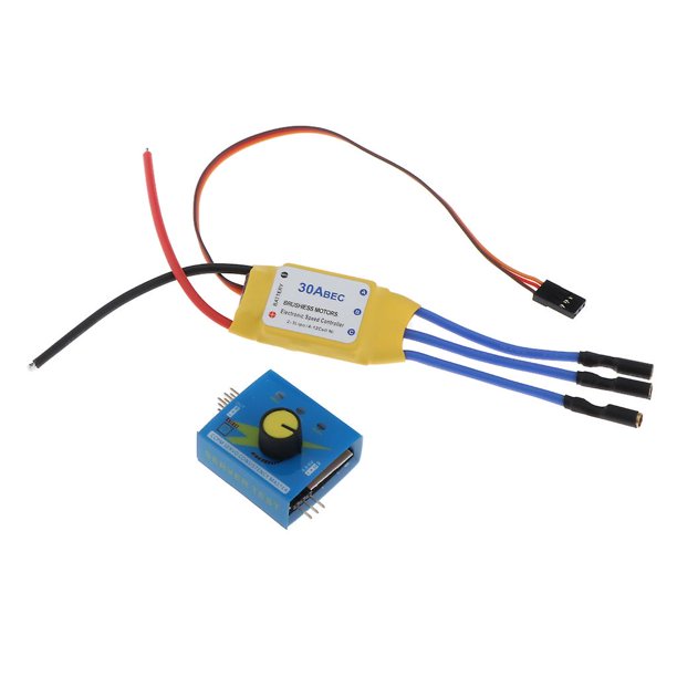 30a Esc y controlador de velocidad del motor para piezas de aeroplano modelo Rc Accs