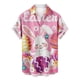 thumbnail image 4 of Camisas hawaianas de feliz Pascua para hombres, camisas con botones y estampado de huevos de conejo, camisas casuales de verano para fiestas en la playa, ropa para mujeres, 4 of 5