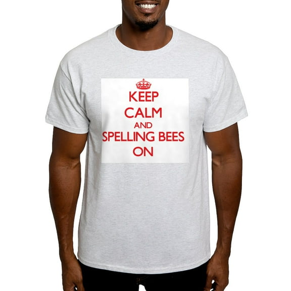 CafePress - Keep Calm And Spelling Bees ON T Shirt - Men's Classic Graphic T-Shirt