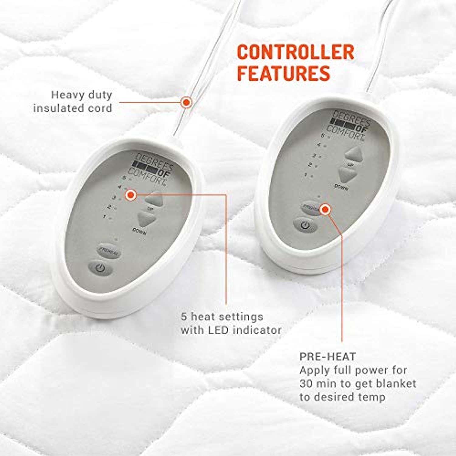 Electric Bed Warmer W, Bed Warmer King Size