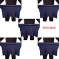 thumbnail image 1 of 5PCS Set Men Boxers Plus Size Full Cotton Boxer Underwear 5PCS BLUE 4XL 110-125kg, 1 of 6