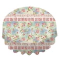 thumbnail image 2 of Pioneer Flower Floral Print Pattern Round Tablecloth 60 X 60 Inch, Wrinkle Resistant Wipeable Table Cloth for Kitchen Dining Picnic Patio Party, 2 of 6