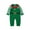 Green, variant on Infant Baby Christmas Outfit Knit Jumpsuit Long Sleeve Round Neck Sweater Romper Festival Elf Costume