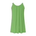 thumbnail image 4 of Robe Courte d'Été pour Femme de Plage - par-Dessus de Bikini, Sans Manches Évasée, Robe T-Shirt Décontractée Mini, Polyester, Tailles P - TTG, 4 of 4