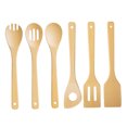 thumbnail image 4 of WHAMVOX 6Pcs Wood Utensils for Cooking Long Handle Kitchen Items for Home Use, 4 of 8