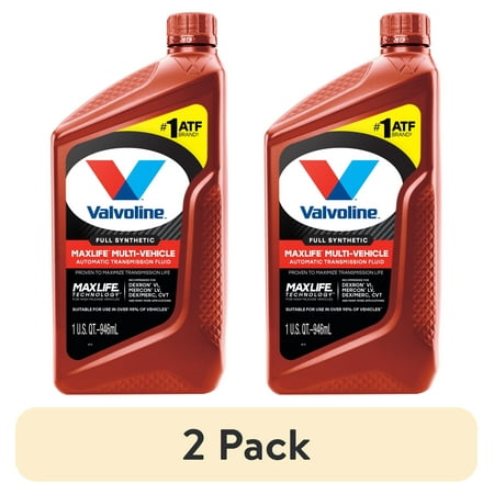 (2 pack) Valvoline Multi-Vehicle Automatic Transmission Fluid - 1 Quart