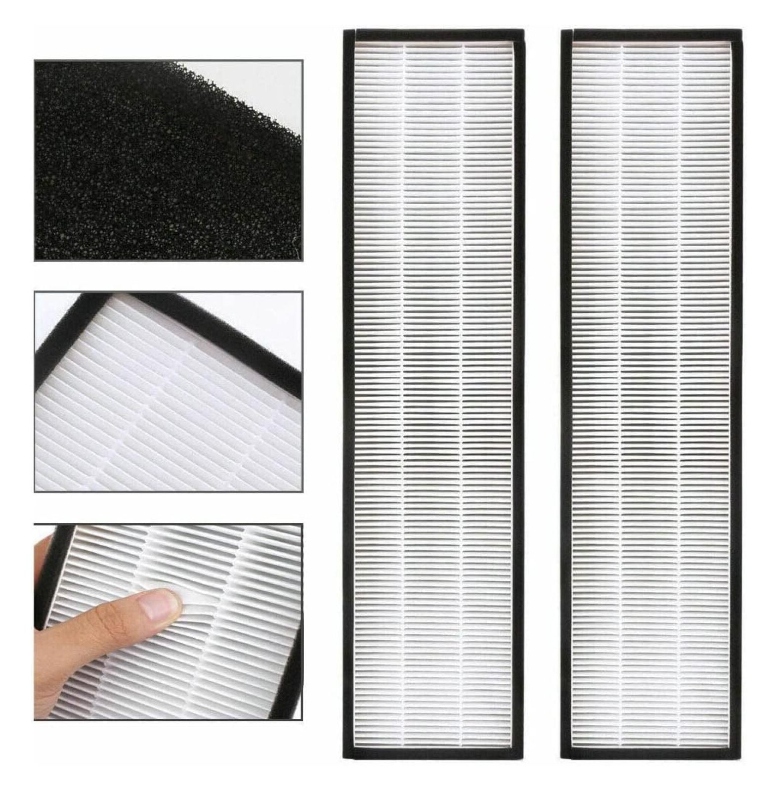FLT5250PT Filter C, FLT5000, Model AC5250PT, AC5000, AC5300B Series Air Purifier, 2 HEPA Filters & 2 Carbon Filters