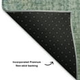 thumbnail image 5 of Addison Rugs Mayfield Premium Machine Washable Transitional Abstract Teal Rectangle Rug, 10' x 14', 5 of 6