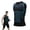 Black-U8, variant on Mens Slimming Compression Shirt Breathable Quick Dry Sleeveless Tank Top Body Shaper Vest for Workout Running Fitness Daily Wear,Black