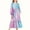 Blue, variant on Zylanna Girls Long-Sleeve Tiered Maxi Dress, Soft Gradient Colors Pockets Design Spring Fall Girls' Casual Dresses Mint Green Size 13