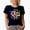 Navy Blue, variant on Aloha State of Mind feat. Tropical Flowers Art, Beach & Summer Themed Merch Gift, Black T-Shirt, 3XL