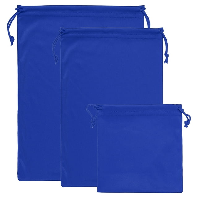 Bolsa para gafas de esquí Uxcell, paquete de 3 fundas de microfibra, estuche de almacenamiento protector, azul