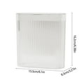 thumbnail image 2 of Caja dispensadora de film transparente de plástico montada en la pared, organizador de envoltura de alimentos de cocina con apertura inferior de fácil acceso, contenedor de almacenamiento de gran, 2 of 5
