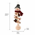 thumbnail image 3 of All‑inclusive DIY Crochet Kit for Spiral Snowman Ornament Handcraft Supplies for Crafting Unique Christmas Tree Hanging Decor (B), 3 of 7