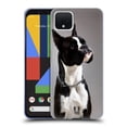 thumbnail image 1 of Head Case Designs Popular Dog Breeds Black And White Dog Boxer Soft Gel Case Compatible with Google Pixel 4, 1 of 7