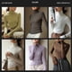thumbnail image 5 of Camisas de manga larga con cuello alto para mujer, jerséis casuales ajustados y ajustados, camisetas con capas, 5 of 6