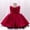 July 4th dress for girls-Red, variant on VOUZZA Toddler Girl Dress for Wedding Elegant Ball Gown Oversized Bowknot Tutu Pageant Formal Princess Party Wear