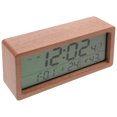 thumbnail image 3 of Reloj despertador electrónico con pantalla de temperatura y humedad, reloj de mesa, reloj electrónico, 3 of 7