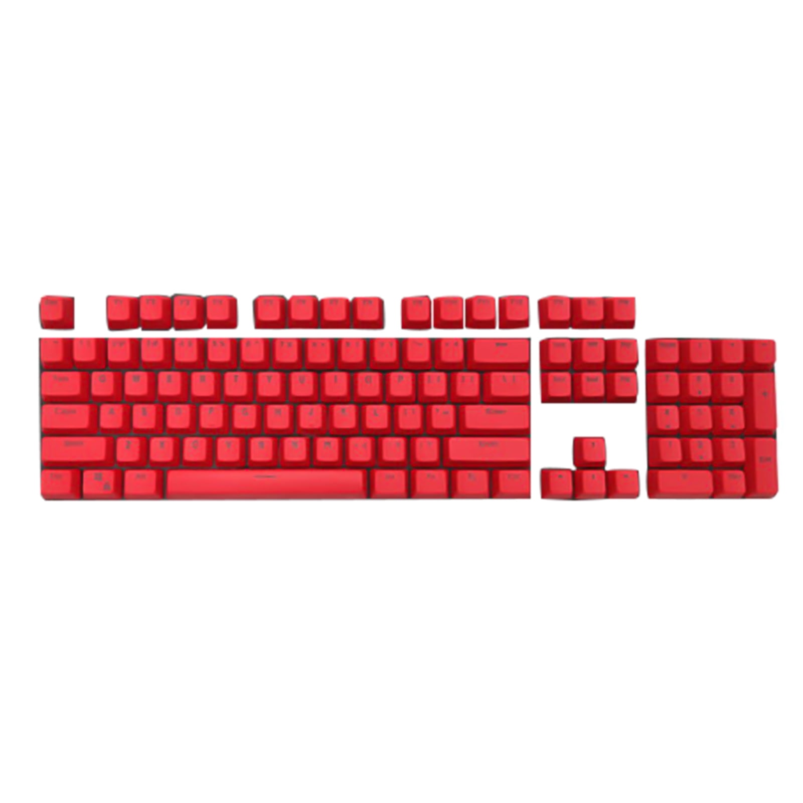 Temacd 104 Pcs Universal Backlight PBT Keycaps Mechanical Keyboard Key Caps for PC Computer