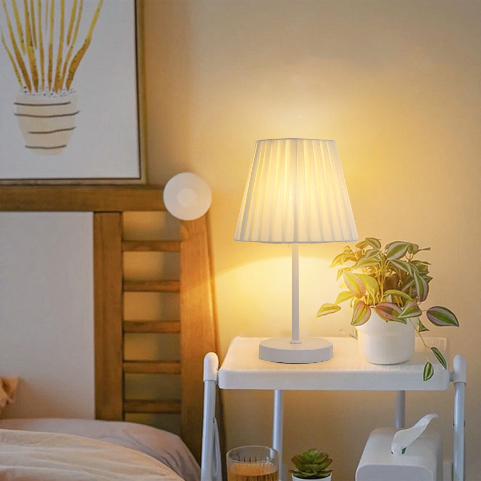 100Fens LED Table Lamp, Cordless Desk Lamp with 3 Level Brightness Touch Control, Mini Rechargeable Night Light for Living Room, Bedroom, Outdoor bar