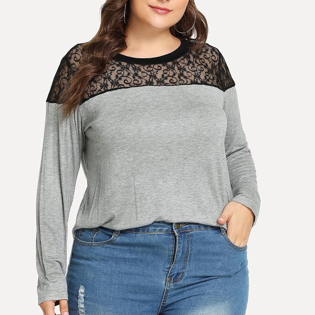 plus size blouses walmart