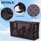 thumbnail image 4 of Bolsa de maquillaje de tocador de 6 piezas de malla con cremallera para viajes de vacaciones para mujeres y niñas, 4 of 9